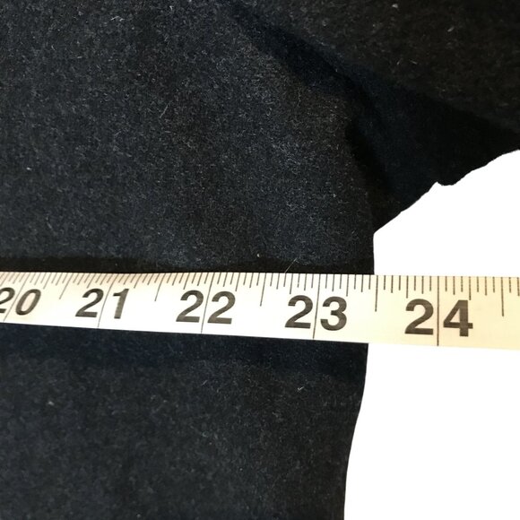 Jos A. Bank Wool Overcoat Black Mens 46R - Picture 5 of 10